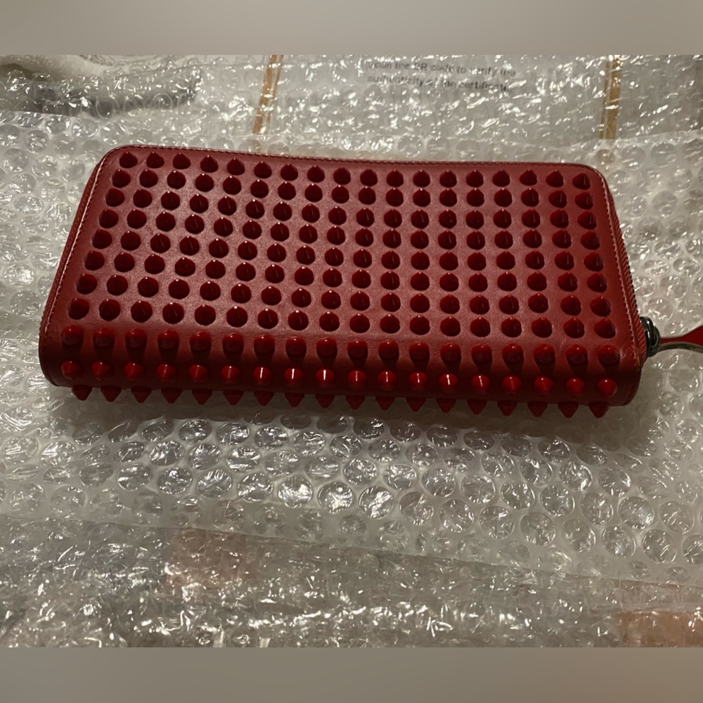 Christian Louboutin studded Panettone wallet w COA - Picture 5 of 8
